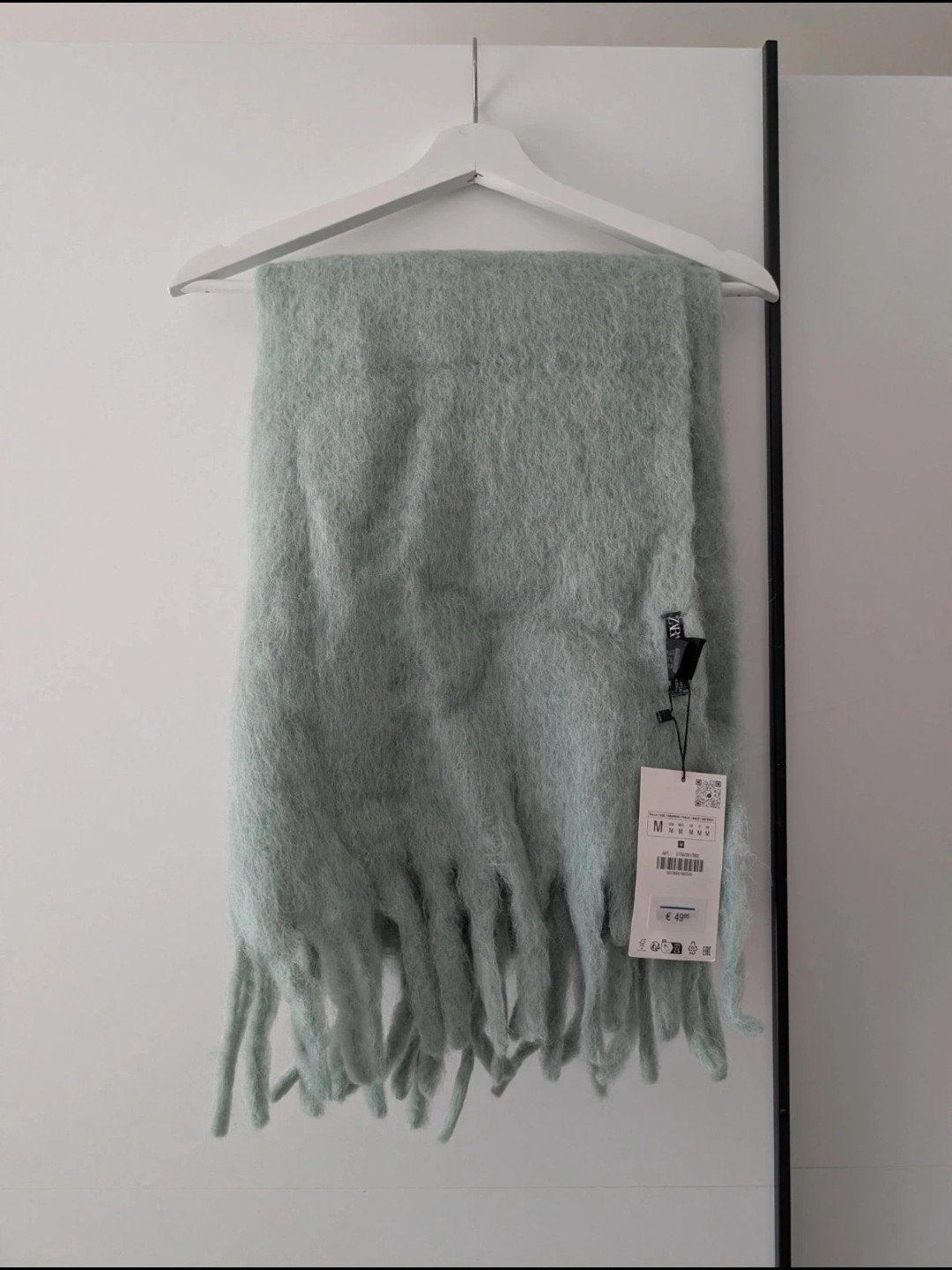 Zara sjaal mintgroen, Zara, Ophalen of Verzenden, Nieuw, Sjaal