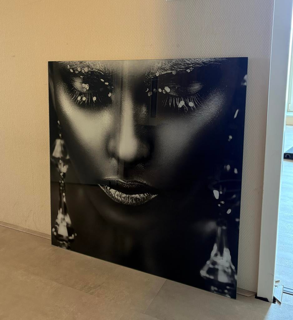 Glas schilderij / foto op glas - 80x80, Huis en Inrichting, Woonaccessoires | Schilderijen, Tekeningen en Foto's, Ophalen, 75 tot 100 cm