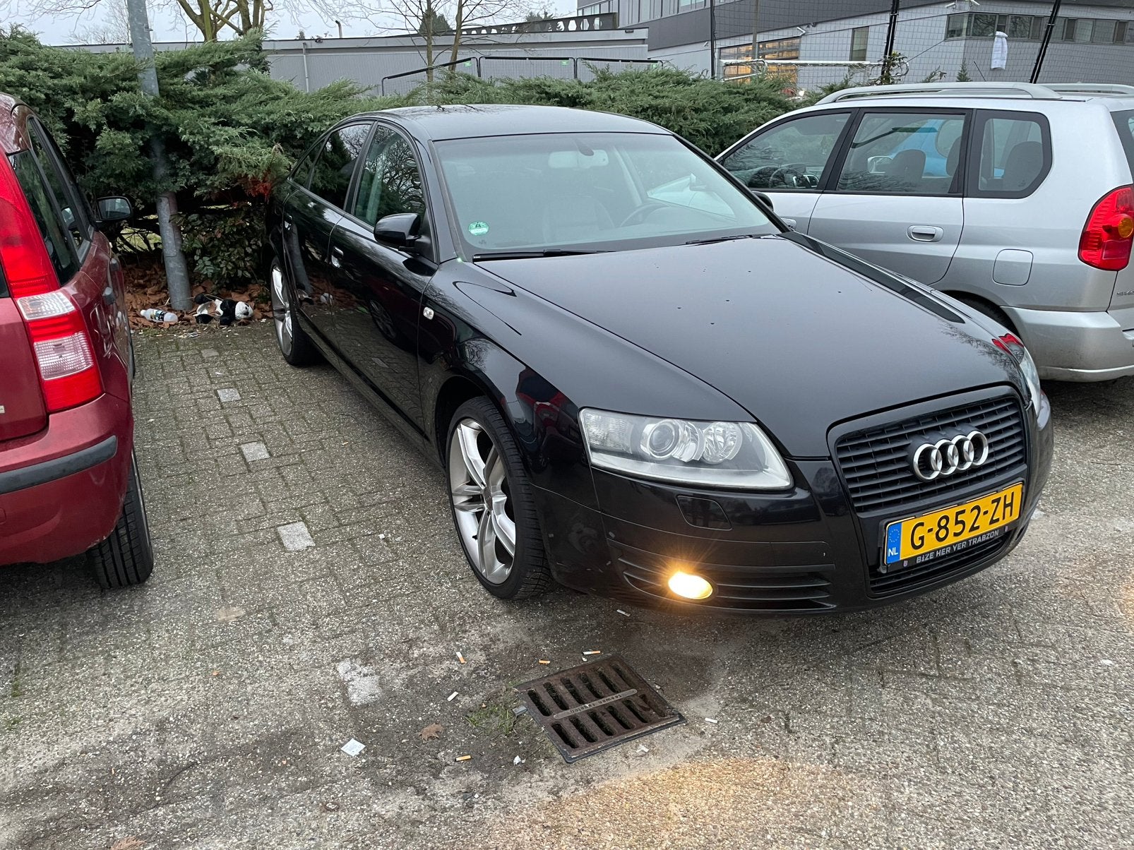 Audi A6 2.4 V6 130KW Multitronic 2008 Zwart, Auto's, 1800 kg, Zwart, 10 km/l, Particulier
