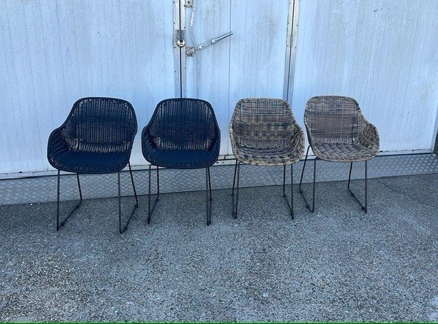 4 stuks terrasstoelen horeca cafe outdoor willow eekhoorn, Ophalen, Overige kleuren, Nieuw, Vier