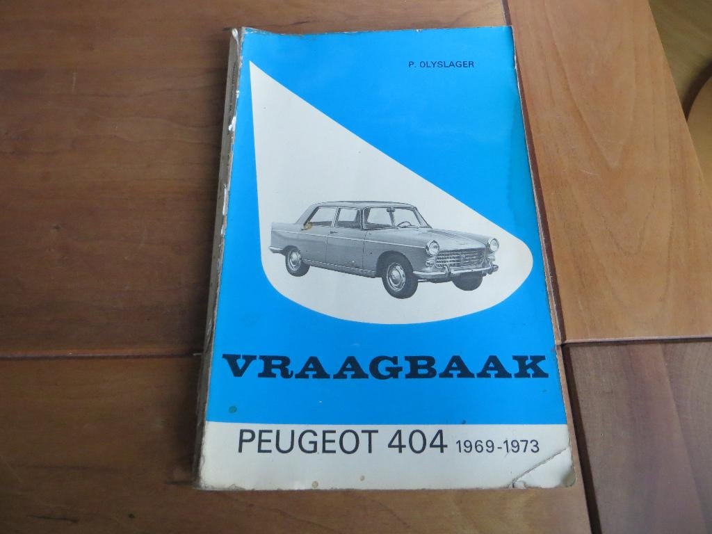 Vraagbaak Peugeot 404, 404 Break 1969-1973, Ophalen of Verzenden
