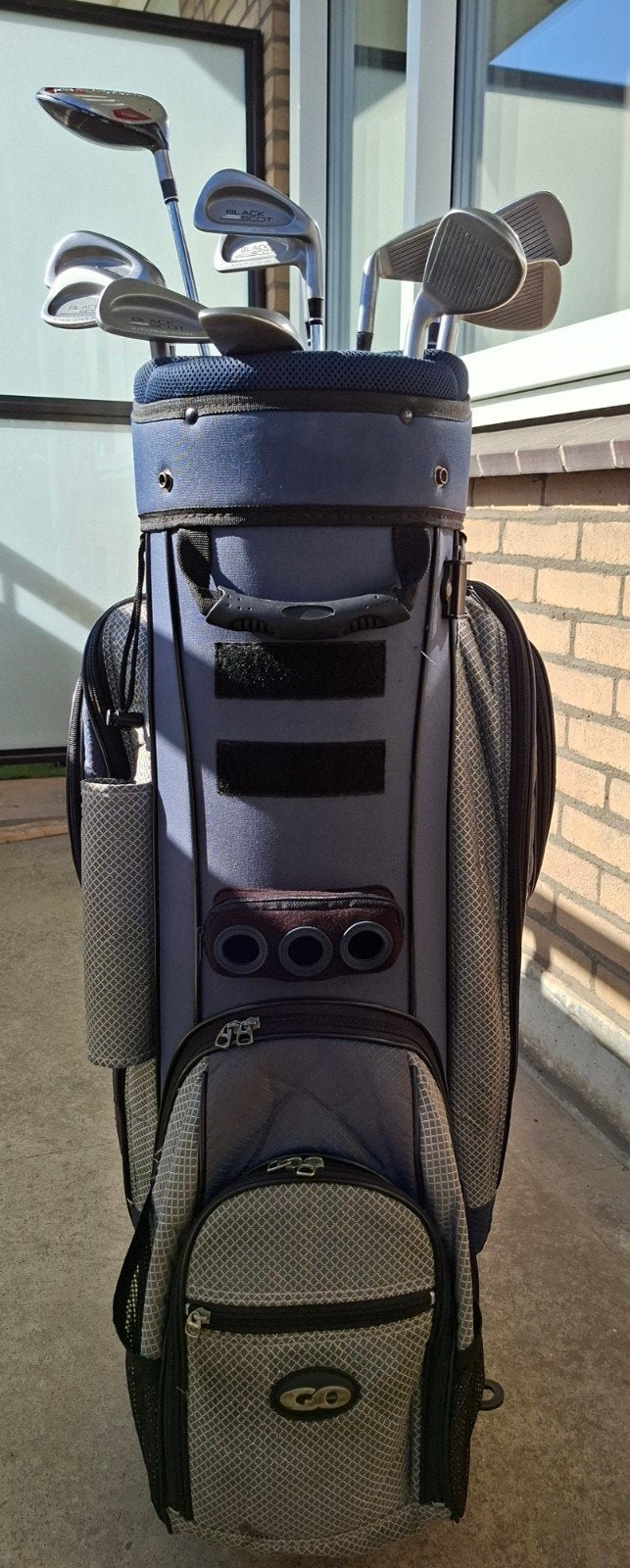 Heren golfset golfclubs golf set clubs golftas staal, Sport en Fitness, Golf, Ophalen, Gebruikt, Set