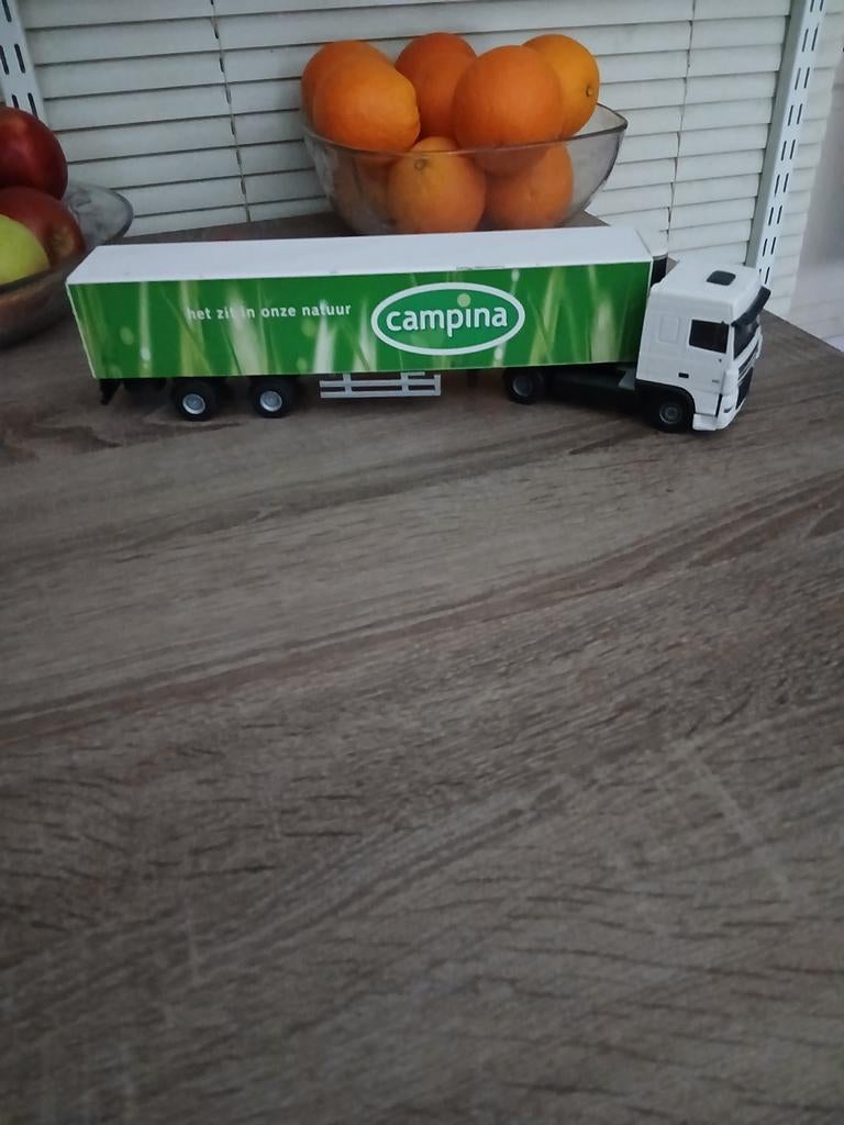 Daf xf van Campina van lion car 1.50, Ophalen of Verzenden, Bus of Vrachtwagen, Lion Toys