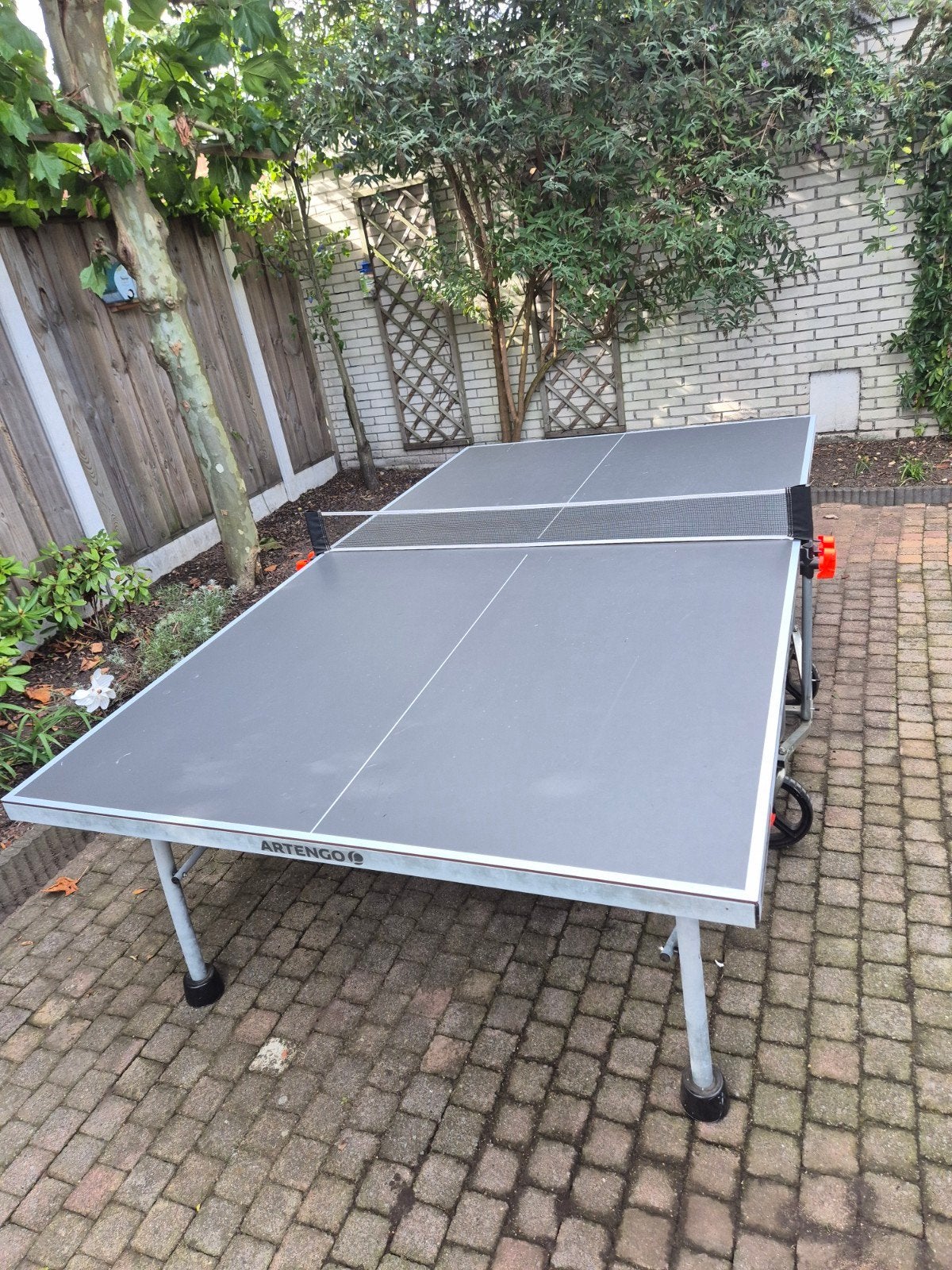 Artengo FT 830 Outdoor Tafeltennistafel, Ophalen, Tafel Outdoor, Inklapbaar