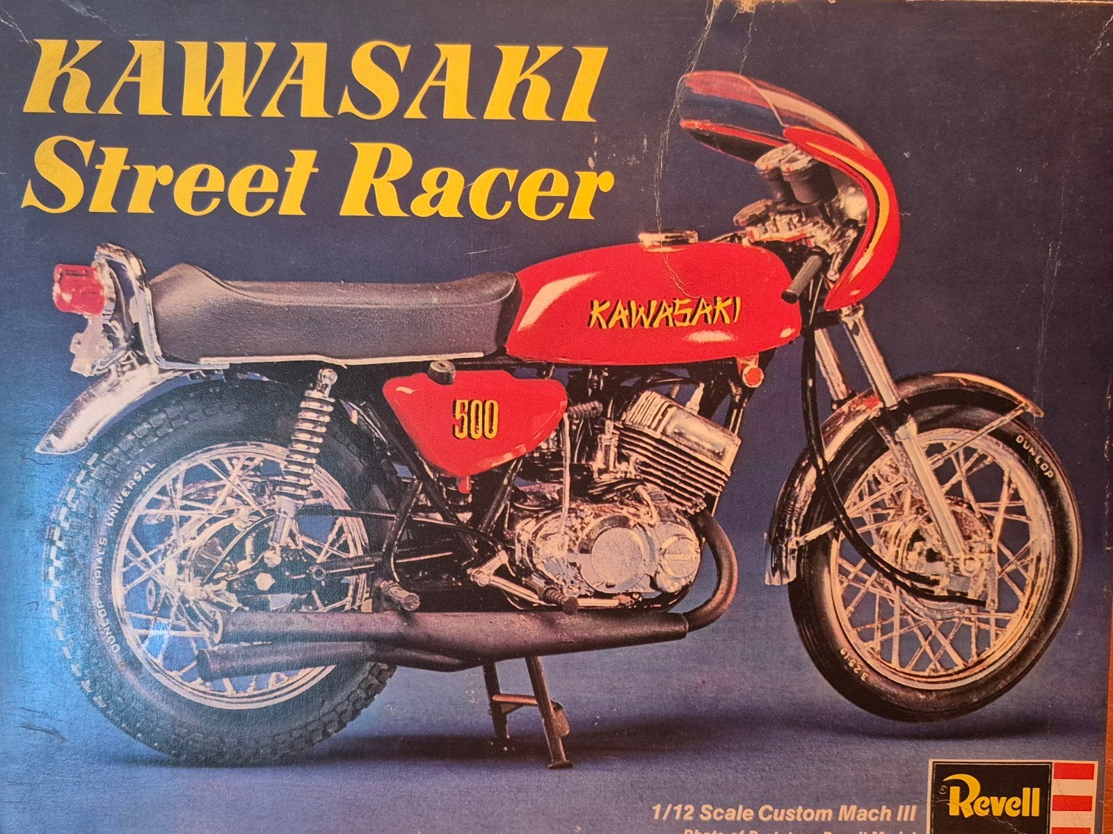 Kawasaki Street Racer Modelbouw Kit Revell, Gebruikt, 1:50 of kleiner, Revell, Overige typen