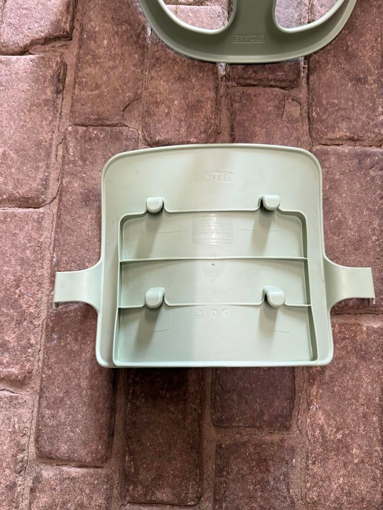 Stokke Trip Trap zitje groen, Ophalen of Verzenden, Gebruikt, Meegroeistoel