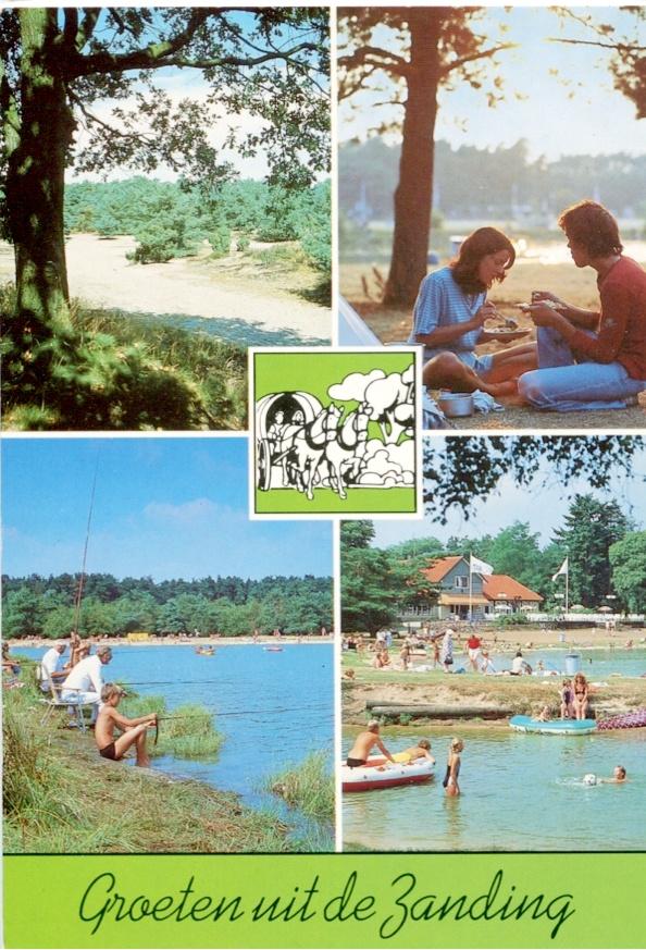 B32 Otterlo Camping "De Zanding" Vijverlaan 1, Ophalen of Verzenden, 1960 tot 1980, Gelderland