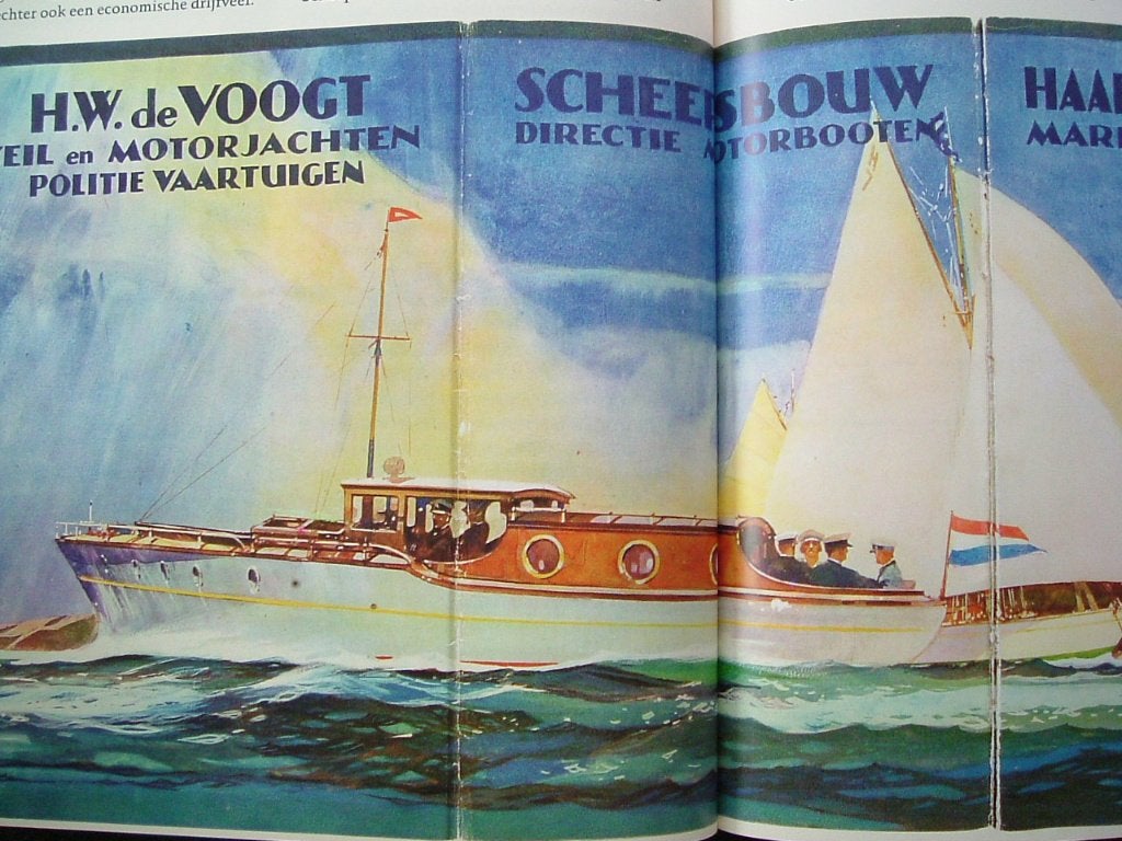 Nederlandse jachten 1875 - 1975., Ophalen of Verzenden, Zo goed als nieuw, Zeilboot, Boek of Tijdschrift