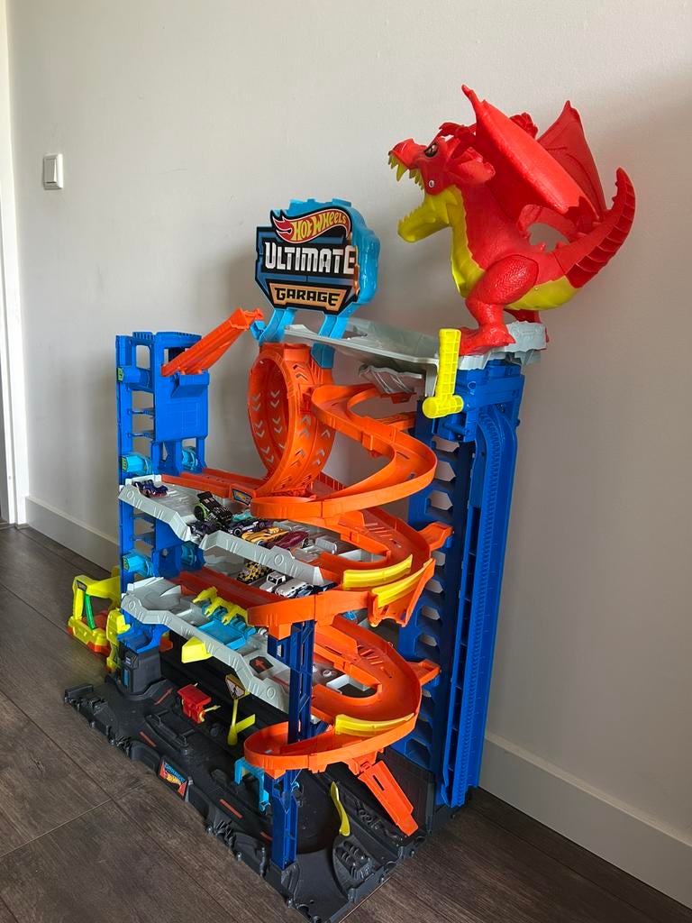 Hot Wheels Ultimate Garage, Ophalen, Zo goed als nieuw, Handmatig, Hot Wheels