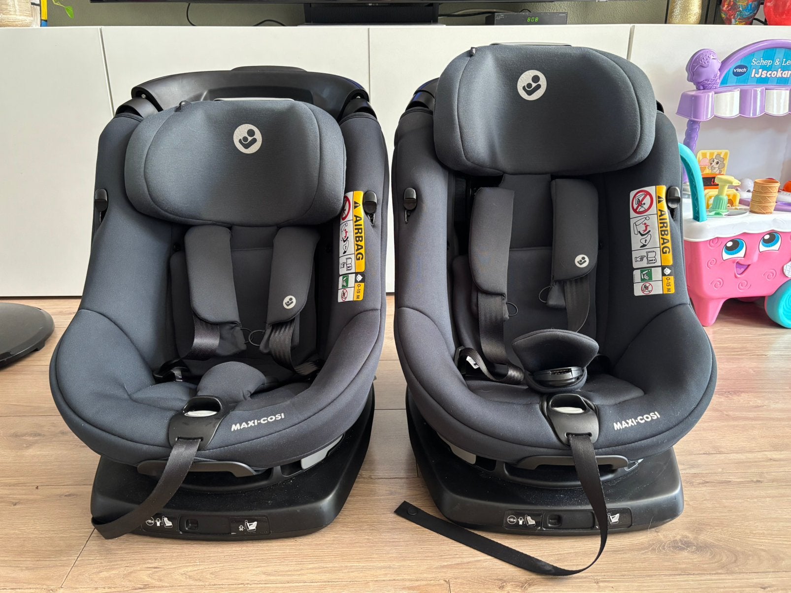 2 Maxi-Cosi AxissFix i-Size autstoelen, Ophalen, Zo goed als nieuw, Maxi-Cosi, Isofix