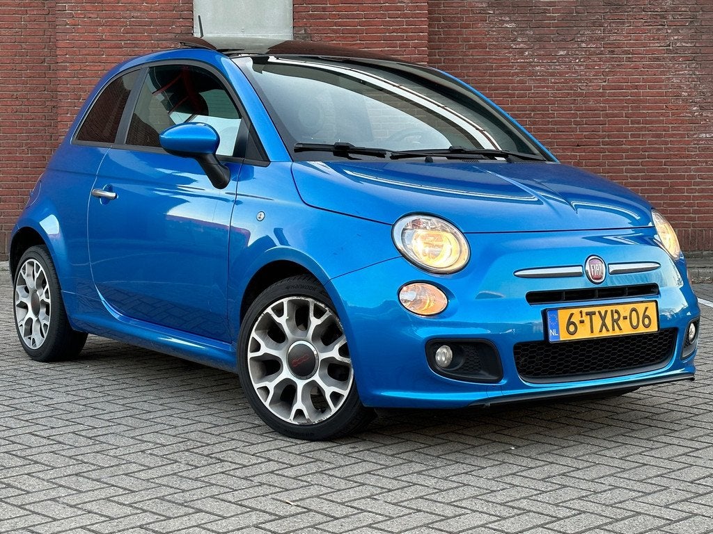 Fiat 500 0.9 TwinAir Turbo 500S|PANO|AIRCO|HALF-LEDER, Auto's, Fiat, Voorwielaandrijving, Gebruikt, Leder en Stof, 905 kg