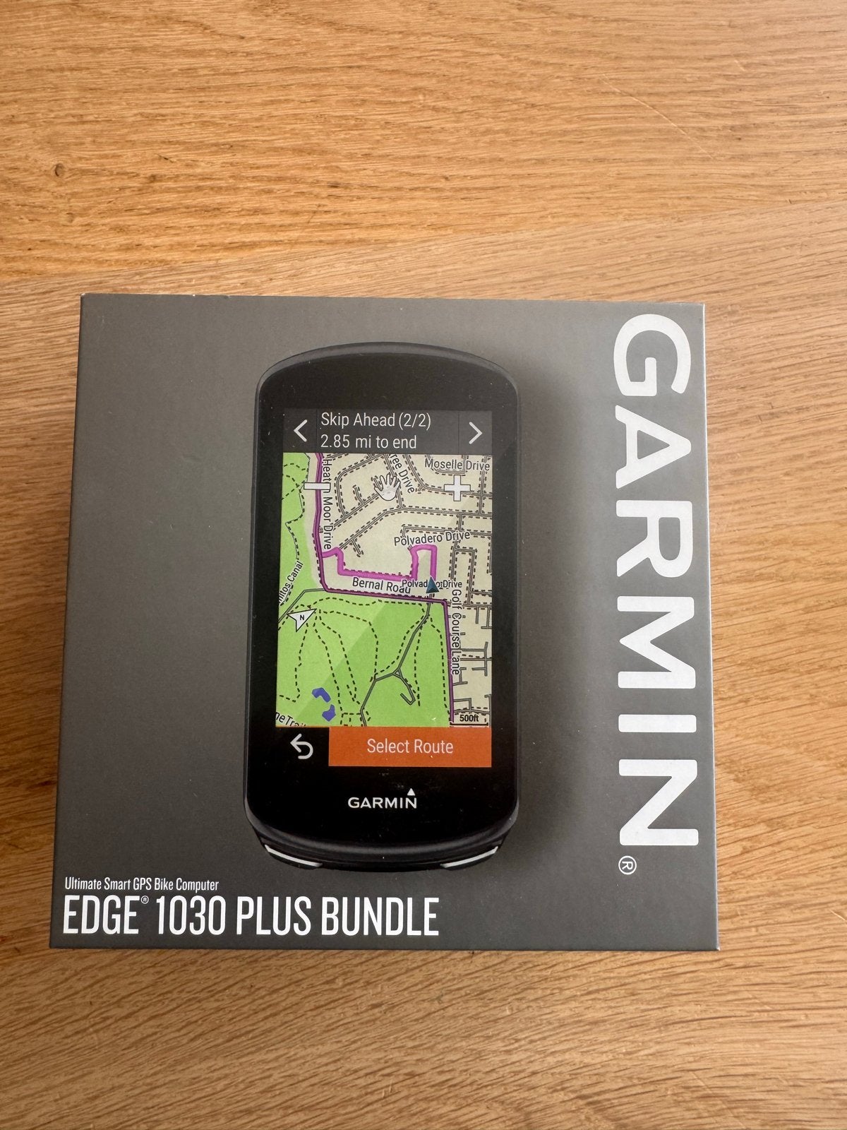 Garmin Edge 1030 Plus Bundle - GPS Fietscomputer, Ophalen, Cadanssensor, Zo goed als nieuw