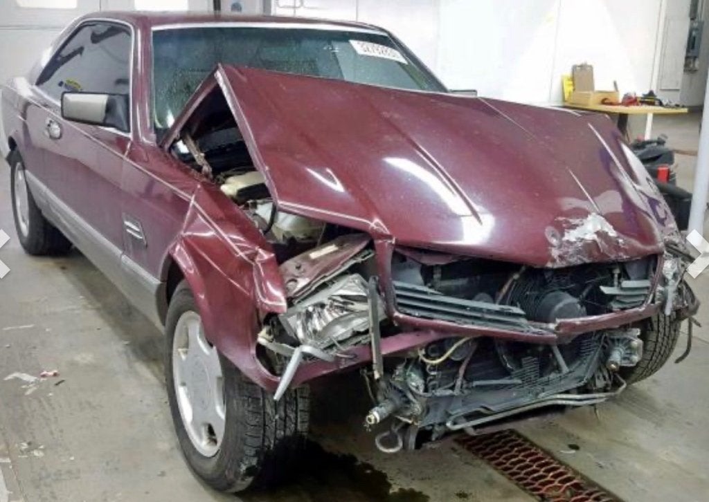 Gevraagd mercedes sec sloper schade type 2 w126 c126 w111, Auto-onderdelen, Ophalen, Spatbord