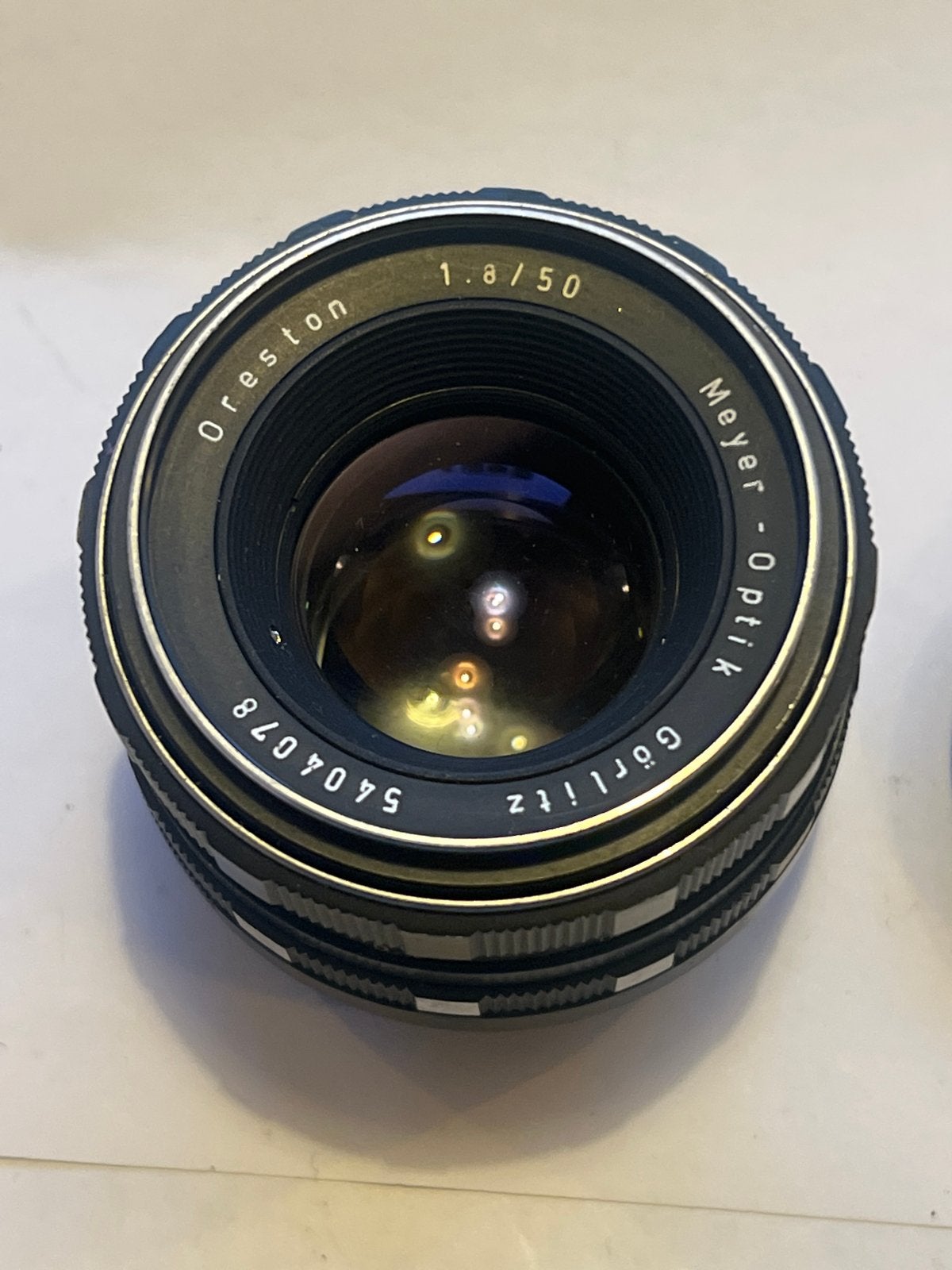 Meyer-Optik Görlitz Oreston 1.8/50 lens - M42, Ophalen, Overige merken, Gebruikt, Overige vattingen