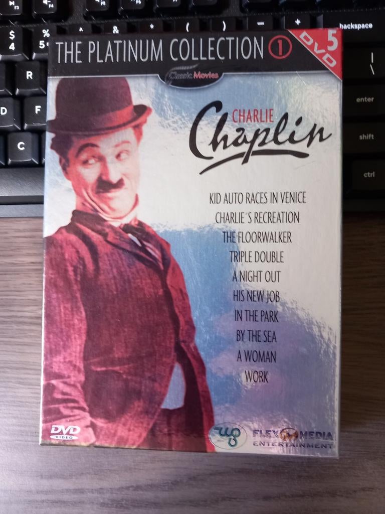 Charlie Chaplin The Platinum Collection 1 - 5 DVD Boxset, Alle leeftijden, Ophalen of Verzenden, Zo goed als nieuw, Boxset