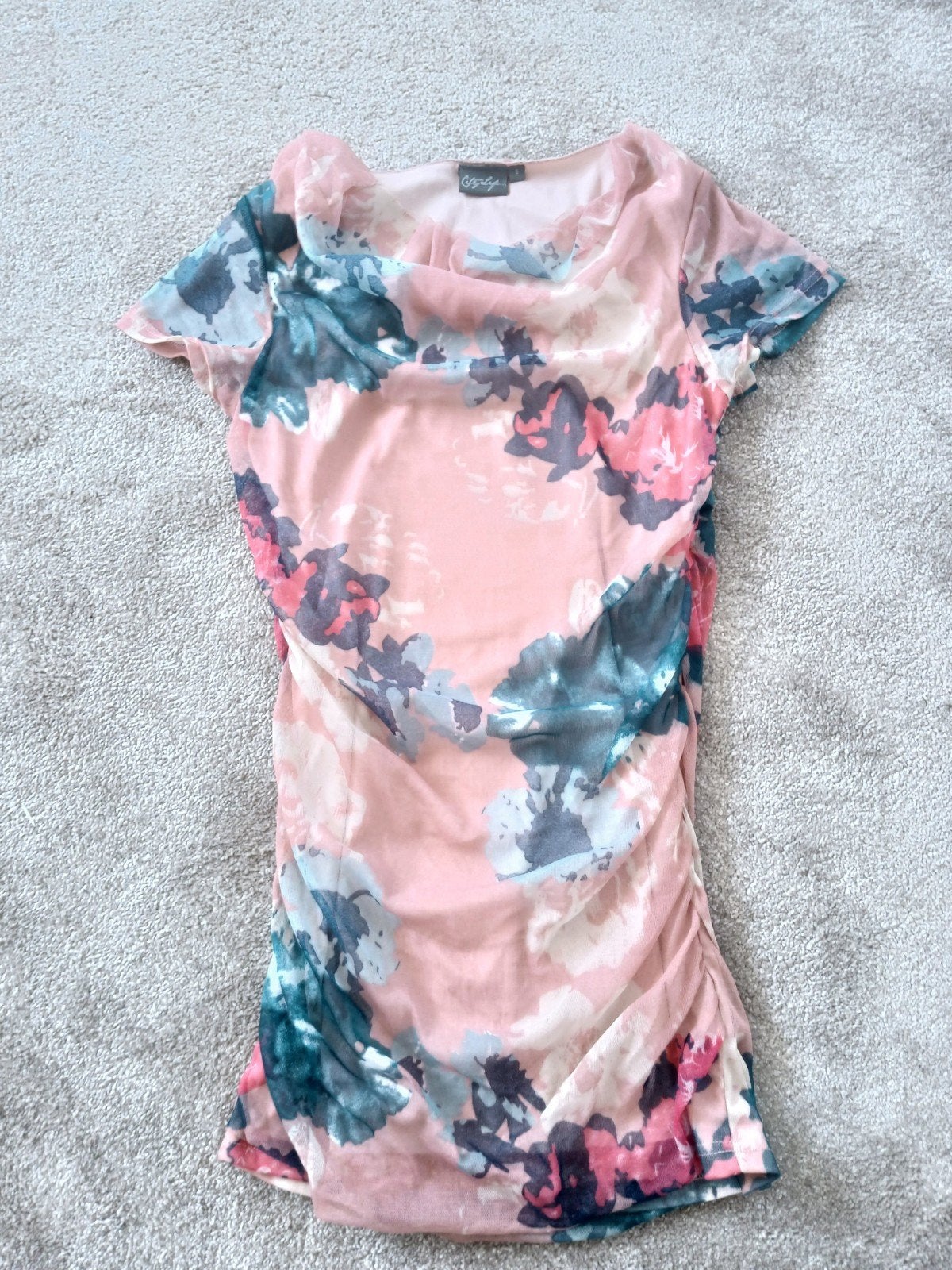 Romantisch rose shirt maat s, Ophalen of Verzenden, Zo goed als nieuw, Korte mouw, Roze