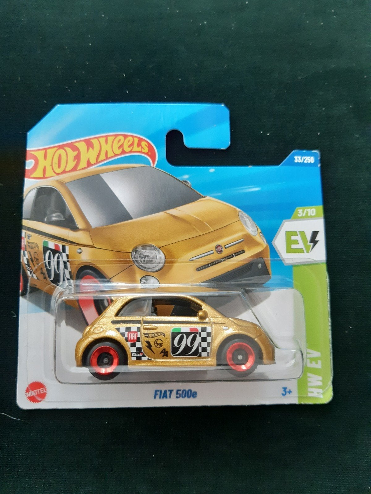 Hotwheels Fiat 500e., Ophalen of Verzenden, Auto