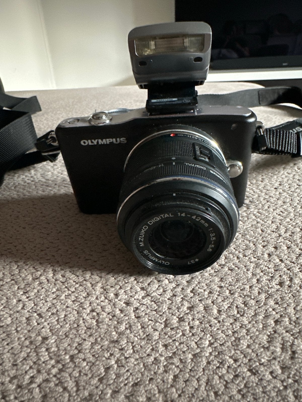 Olympus E-PL1 systeemcamera met 14-42mm lens en accessoires, Audio, Tv en Foto, Fotocamera's Digitaal, Gebruikt, Olympus, 4 t/m 7 keer