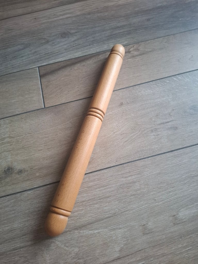 Vintage houten breinaaldenkoker - blank hout, Hobby en Vrije tijd, Breien en Haken, Ophalen, Zo goed als nieuw, Breien, Overige typen