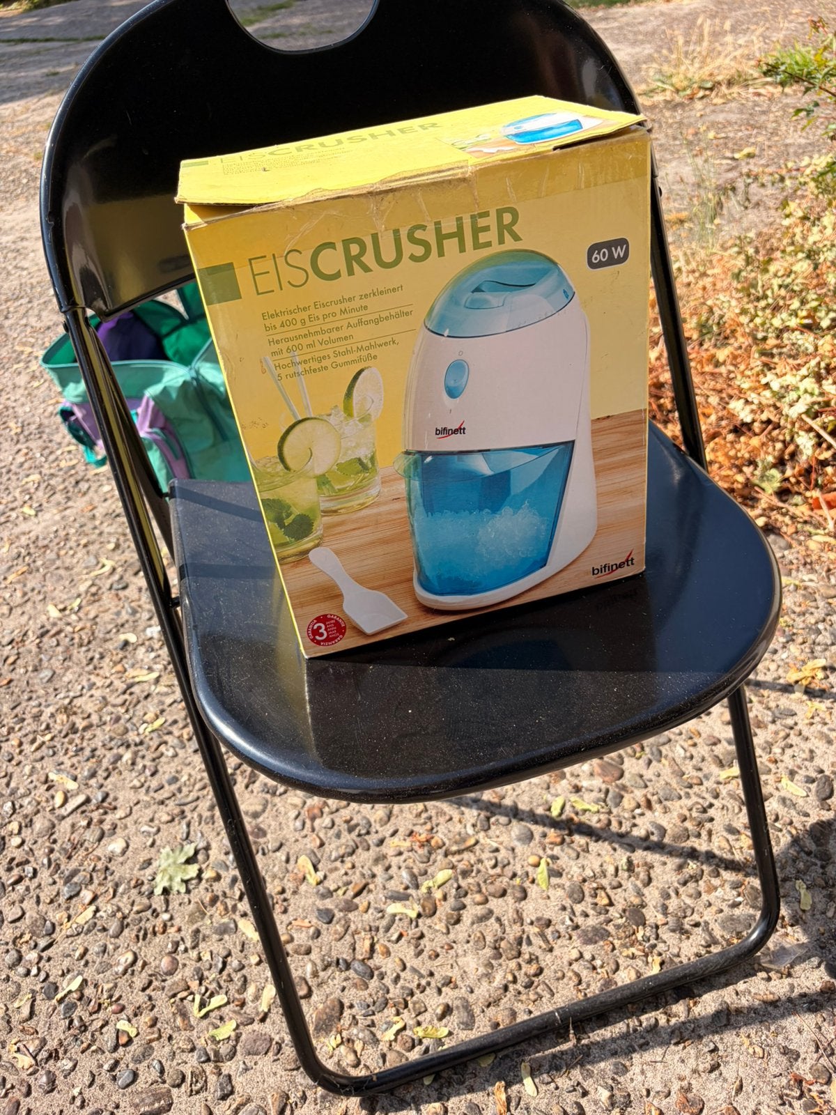 Ice crusher, Ophalen, Zo goed als nieuw