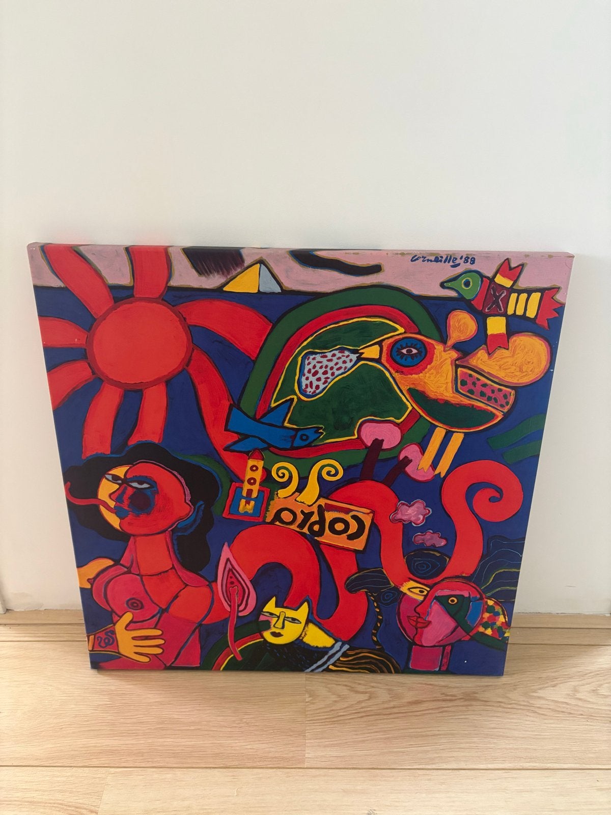 Corneille '89 Cobra Kunstwerk - Beperkte Oplage, Antiek en Kunst, Ophalen of Verzenden
