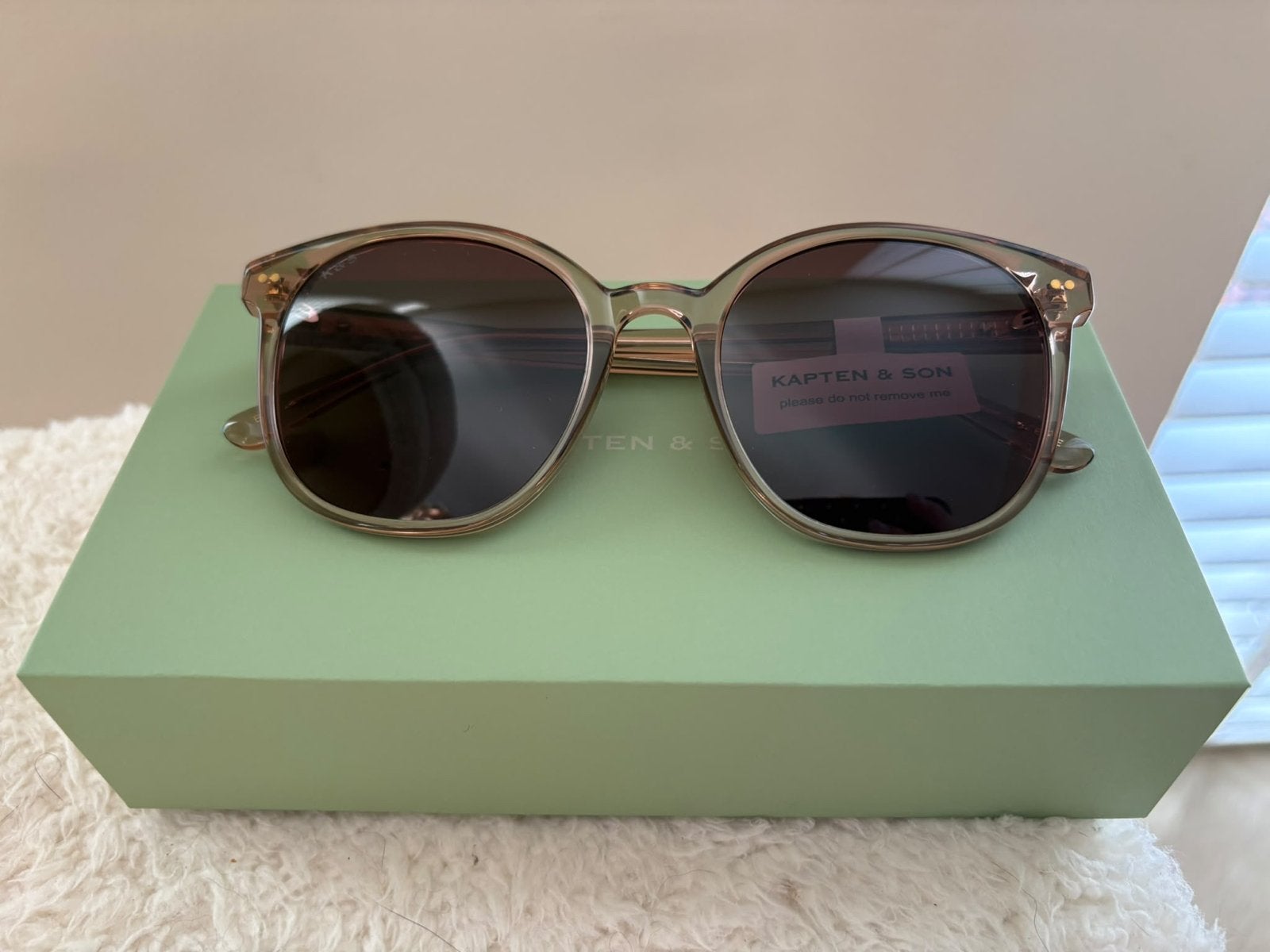 Kapten & Son Nairobi Zonnebril - Transparant Hazel Bruin, Overige merken, Zonnebril, Bruin, Nieuw