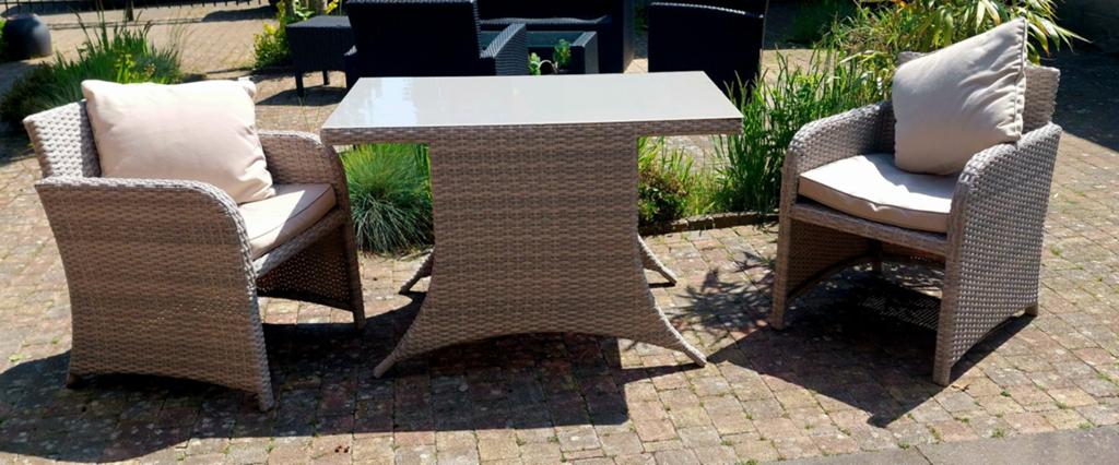GARDEN Impression dining set., Ophalen, Zo goed als nieuw, Wicker, 2 zitplaatsen