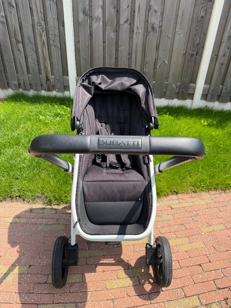 Dubatti one kinderwagen, Kinderen en Baby's, Kinderwagens en Combinaties, Gebruikt, Verstelbare duwstang, Ophalen, Kinderwagen
