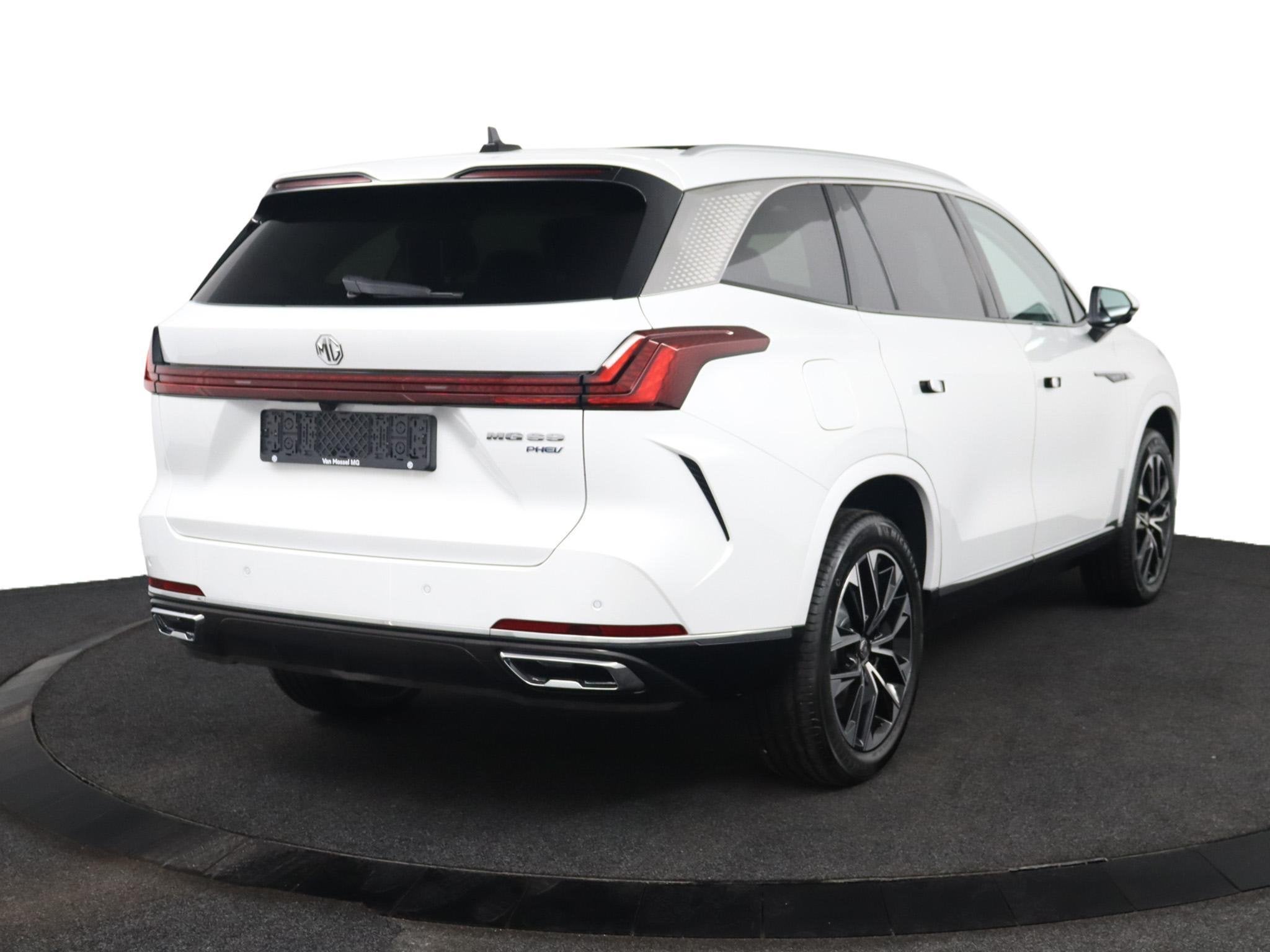 MG MGS9 1.5 Premium Plug-in Hybrid Panorama Schuifdak | Elec, 4 cilinders, Wit, Bedrijf, Hybride Elektrisch/Benzine