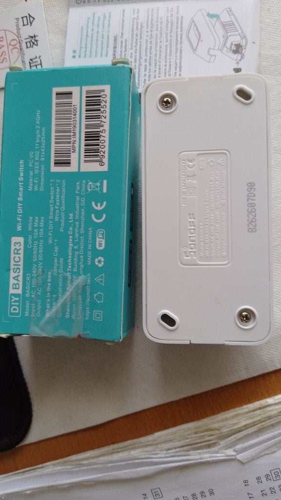 Sonoff BASICR3 Wi-Fi DIY Smart Switch, Verzenden, Nieuw