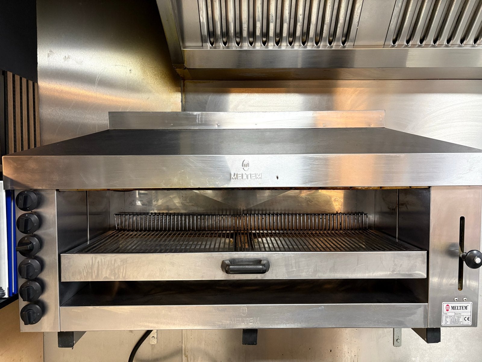 Meltem professionele pita grill / salamander, Ophalen, Gebruikt, Fornuis, Frituur en Grillen