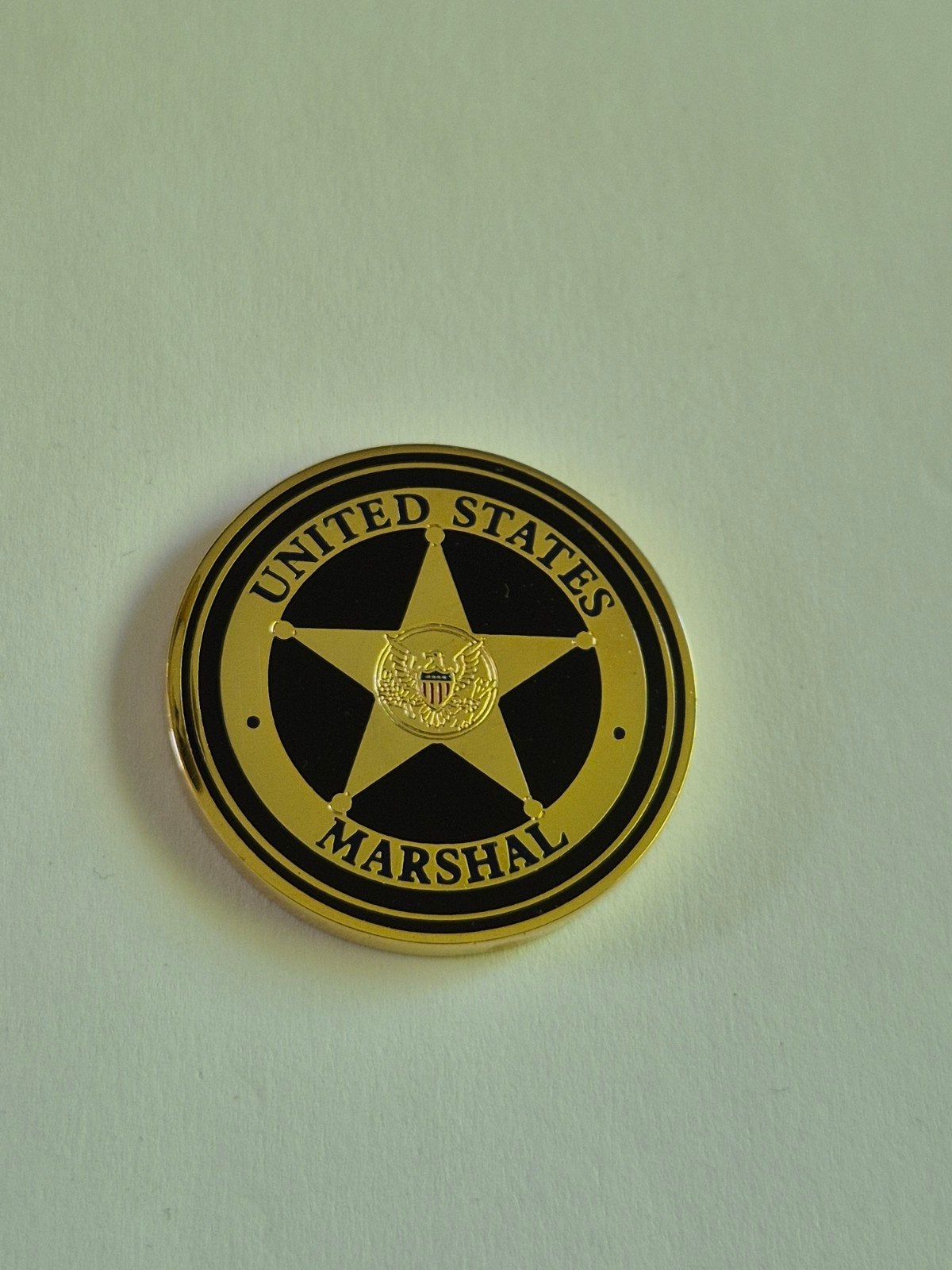 United States Marshal Challenge Coin, Ophalen of Verzenden, Zo goed als nieuw