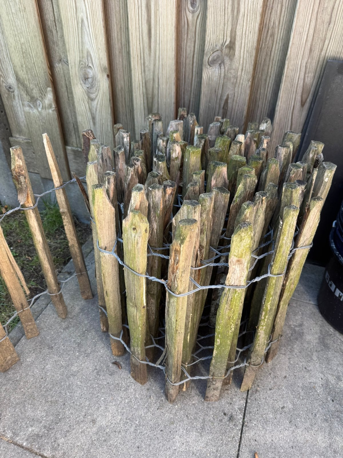 Schapenhekje 50cm hoog - Rustiek Tuinhek, Ophalen, Gebruikt, Hout, Tuinhek