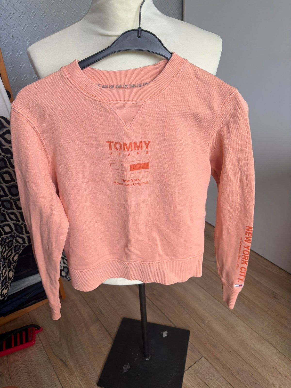 Tommy hilfiger tommy jeans trui xs, Ophalen of Verzenden, Zo goed als nieuw, Maat 34 (XS) of kleiner, Oranje