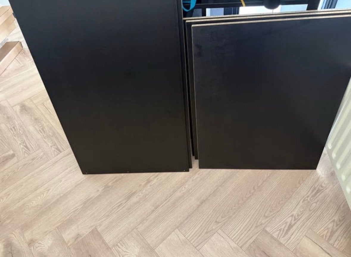 4x IKEA Pax Kast Legplanken Zwart 75 cm, Ophalen, Gebruikt