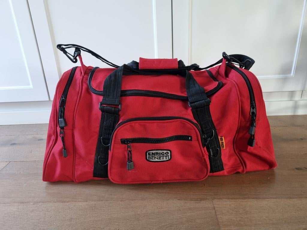Stevige reistas Enrico Benetti 80 liter, Ophalen of Verzenden, Zo goed als nieuw, Rood, 30 cm of meer