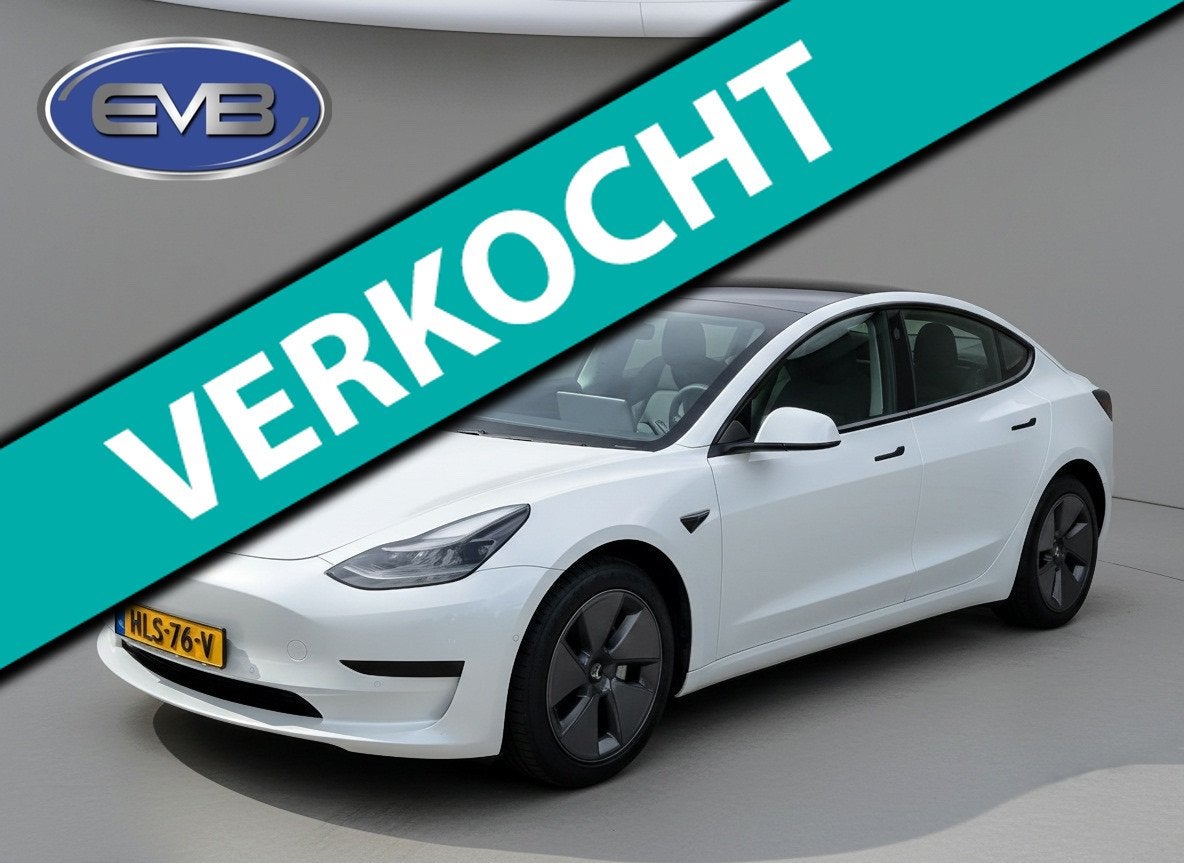 Tesla Model 3 Standard RWD Plus 60 kWh, facelift, parelmoer, Auto's, Automaat, Achterwielaandrijving, Gebruikt, 370 km