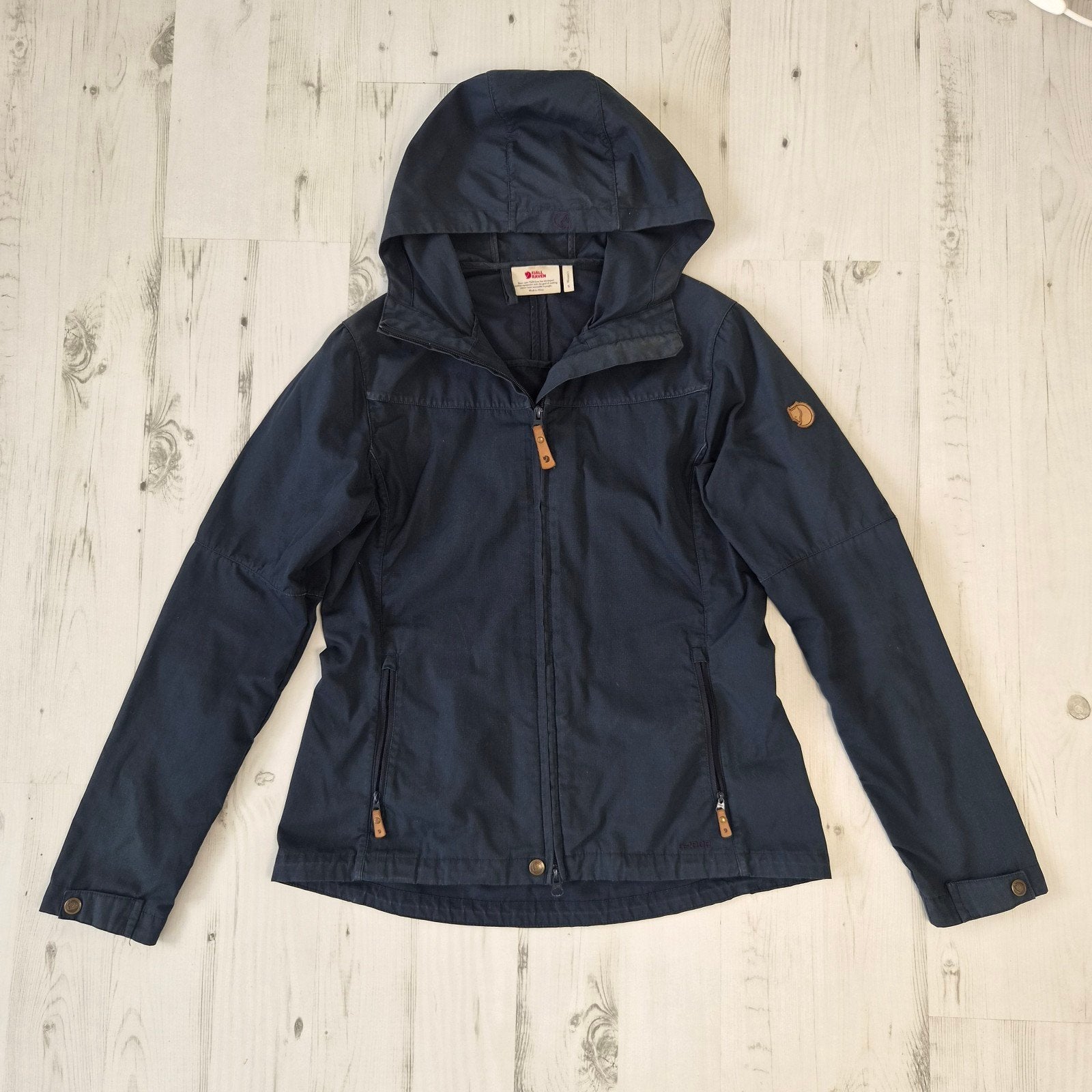 Fjallraven Stina jas G-1000 maat S zwart, Zwart, Fjallraven, Ophalen of Verzenden, Zo goed als nieuw