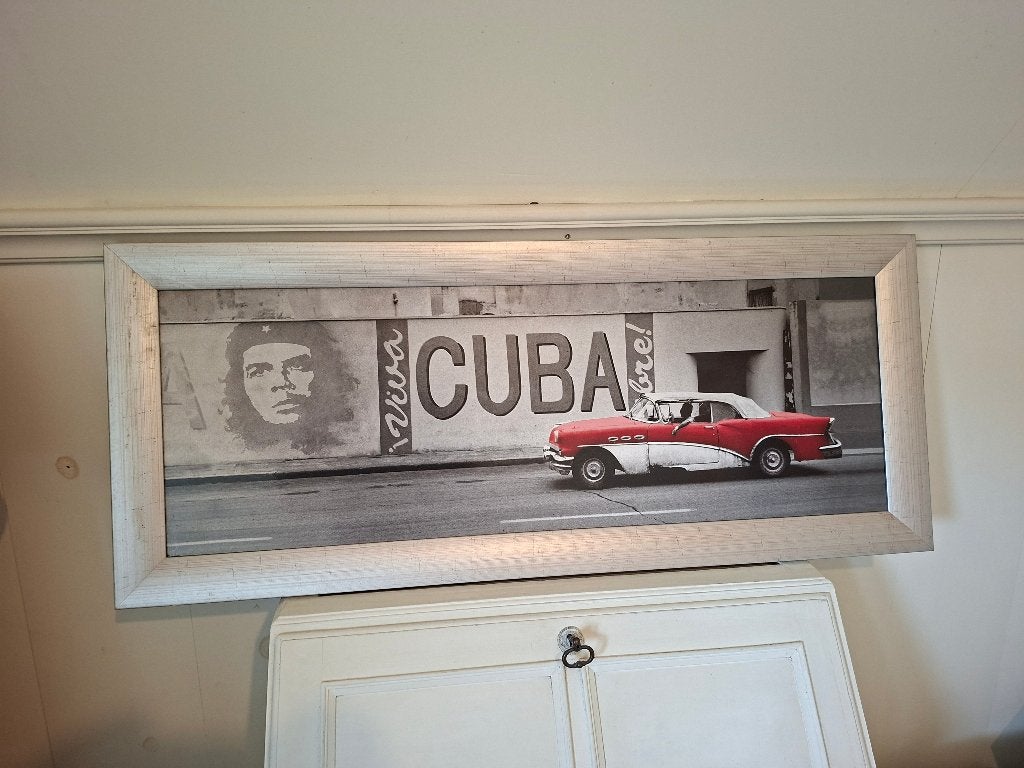 Schilderij Cuba Havanna, Antiek en Kunst, Ophalen of Verzenden