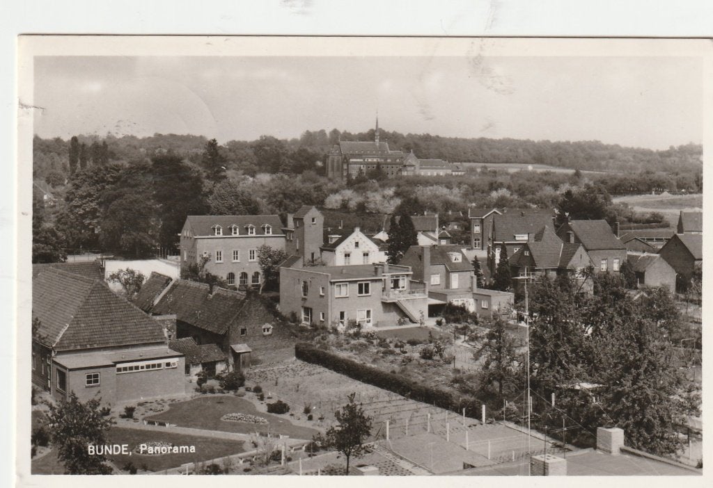 Bunde (L) - Panorama, ca. 1963., Verzamelen, Ophalen of Verzenden, 1960 tot 1980, Gelopen, Limburg