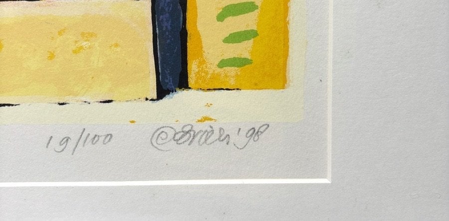 736. Zeefdruk, Clements Briels – 1998, Ophalen