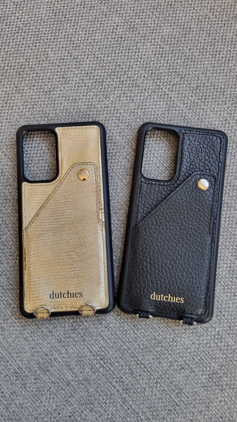 Dutchies hoesjes Samsung A52, Dutchies, Ophalen of Verzenden, Leer, Gebruikt