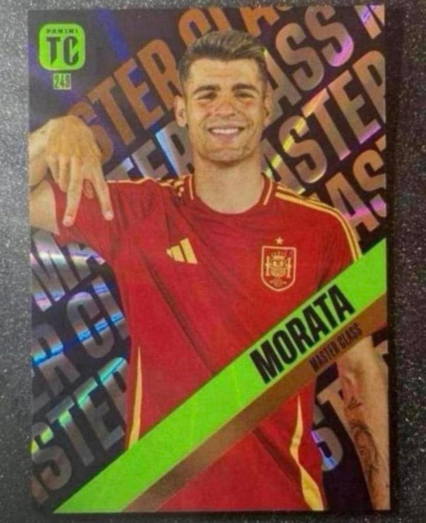 Panini Top Class 2025    MASTER CLASS    MORATA    ESPA, Verzenden, Zo goed als nieuw, Plaatje