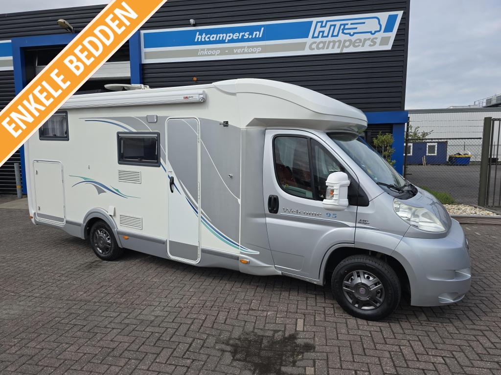 Chausson Welcome 95 B.J 2009 Meeneem Prijs !, Caravans en Kamperen, Campers, Ringverwarming, Fiat, Luifel, Chausson