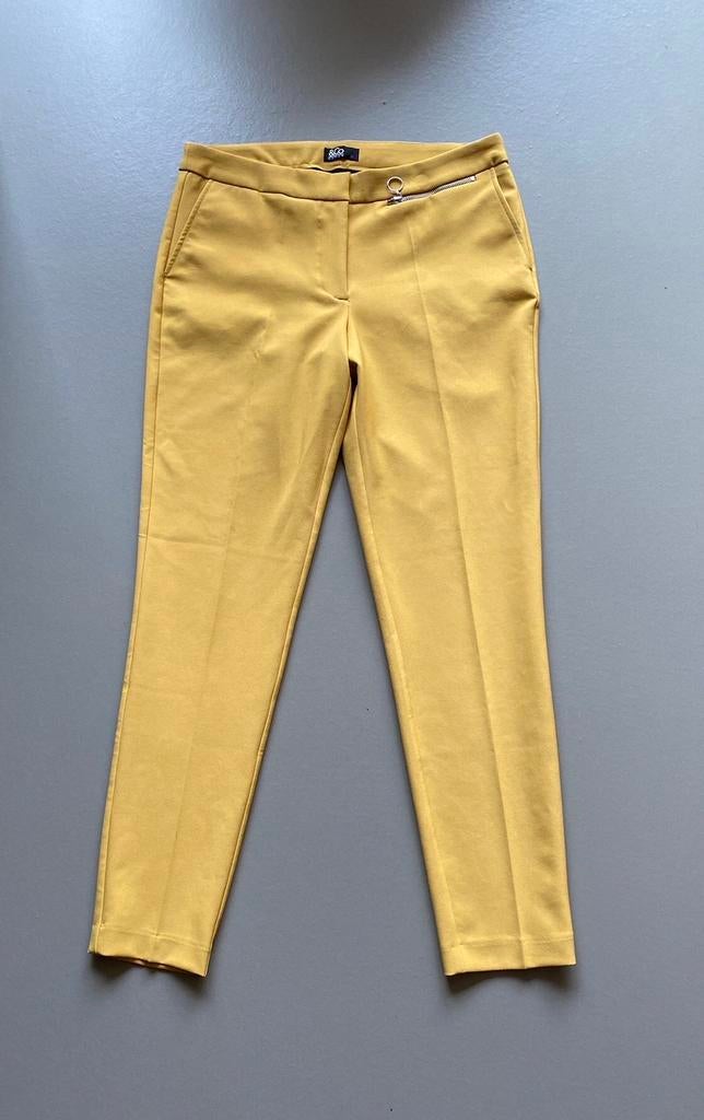 &CO WOMAN BROEK MT: M/40 NIEUW, Kleding | Dames, Broeken en Pantalons, Maat 38/40 (M), Verzenden, Geel, Nieuw