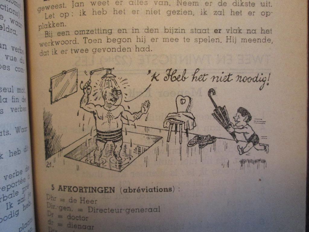 Cartoon Pierre Soymier  Frans cursus uit 1930, Ophalen of Verzenden, Gelezen, Non-fictie