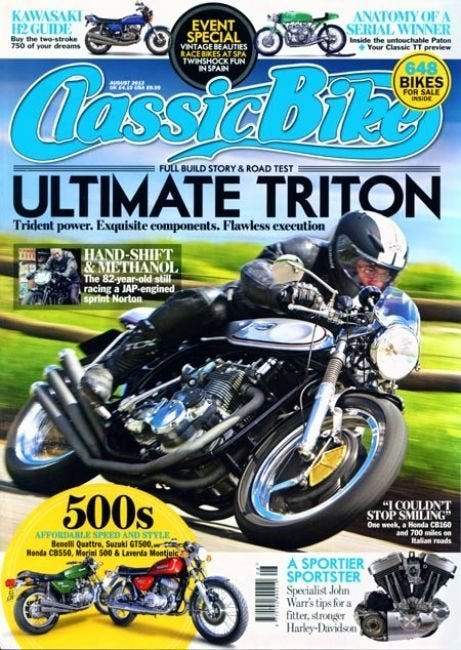 Classic Bike Magazine augustus 2013, Verzenden, Gelezen