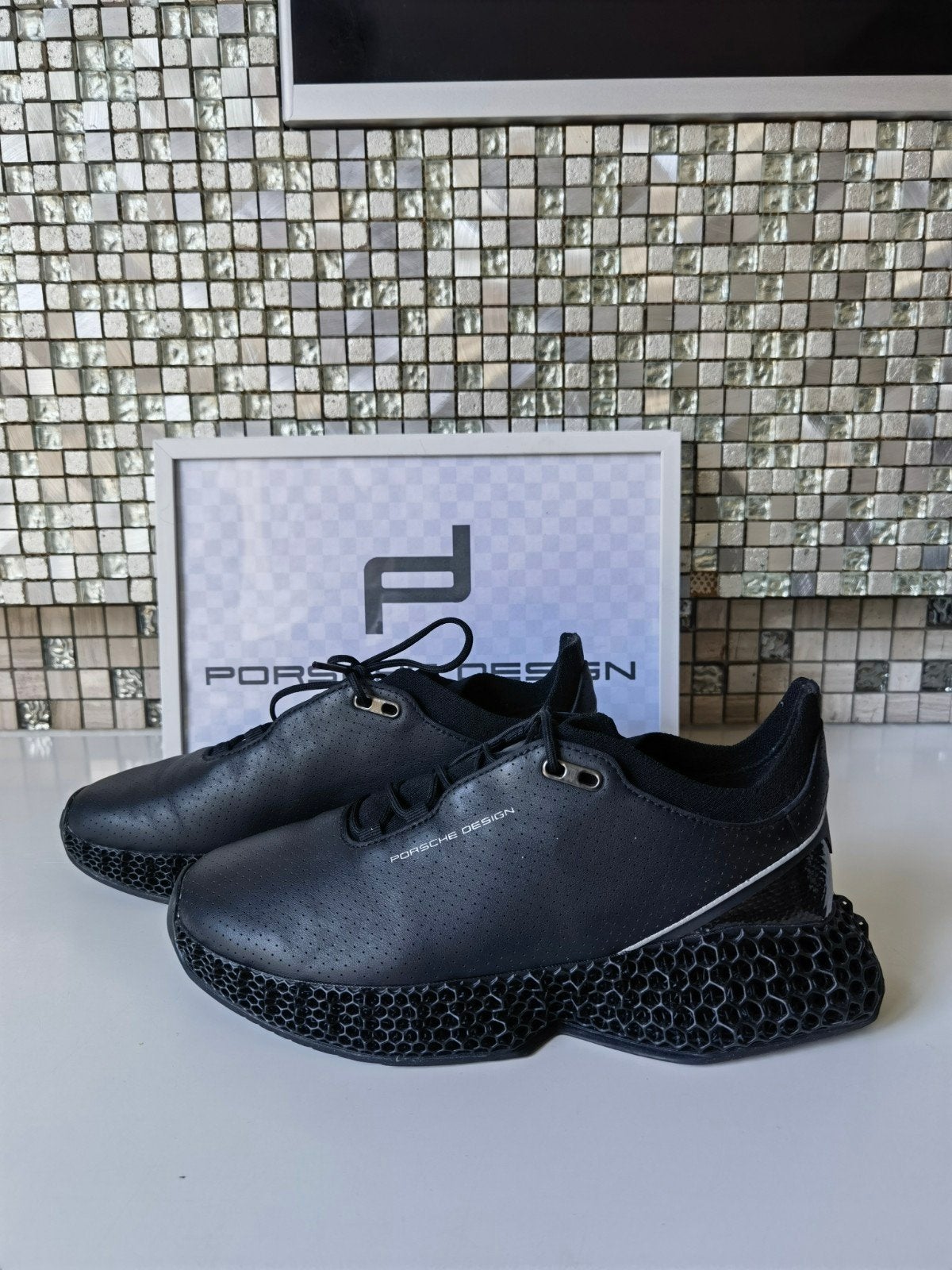 Origineel porsche design 3D matrix | | | sneakers men, Zwart, Ophalen of Verzenden, Zo goed als nieuw, Wandelschoenen of Bergschoenen
