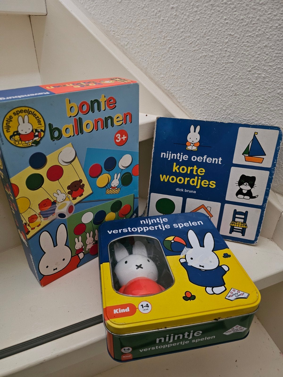 Nijntje spelletjes set: Ballonnen, Woordjes & Verstoppertje, Ophalen of Verzenden