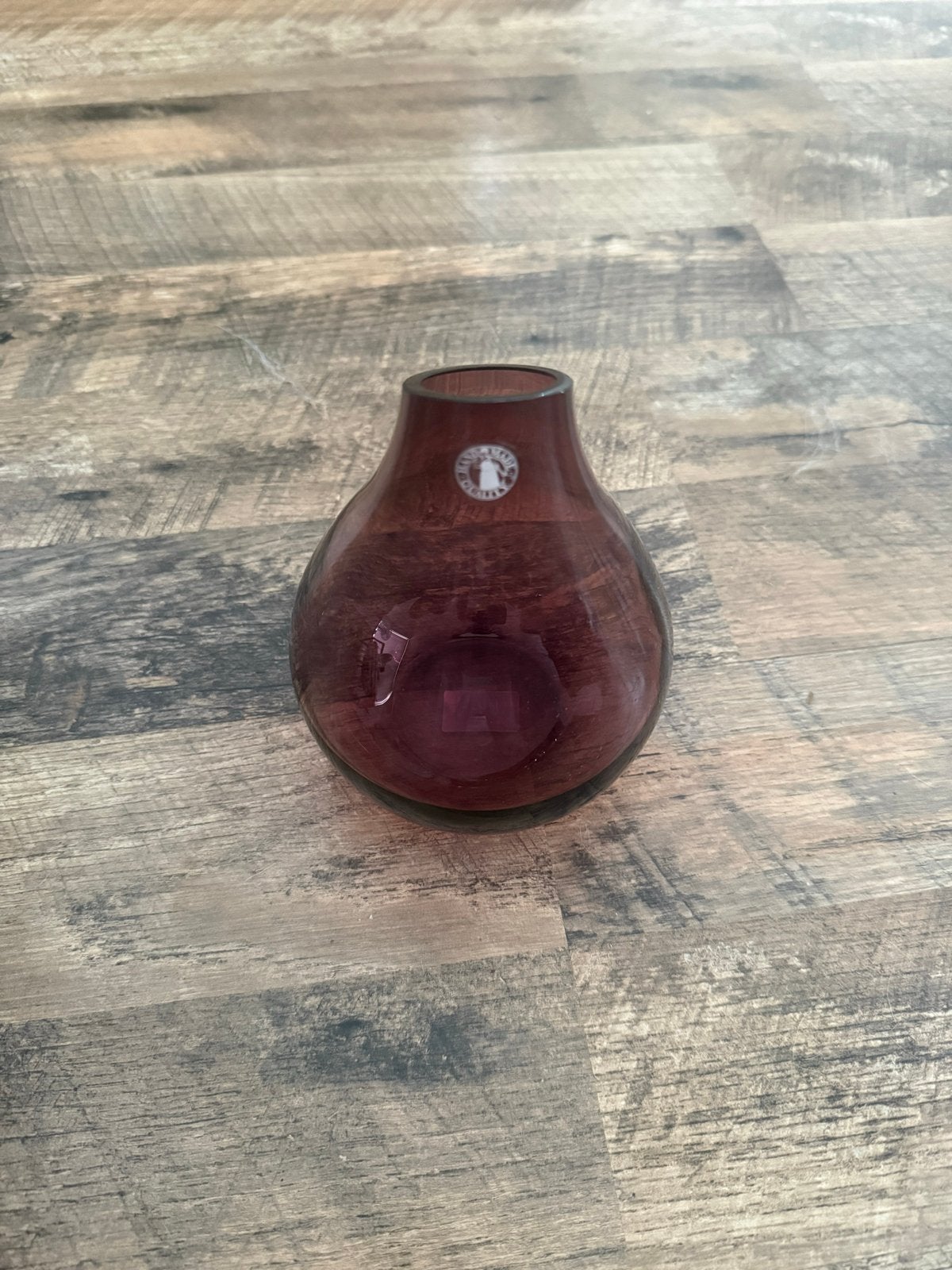 IKEA VARDAGEN Vaas, paars glas, 12 cm, Ophalen of Verzenden